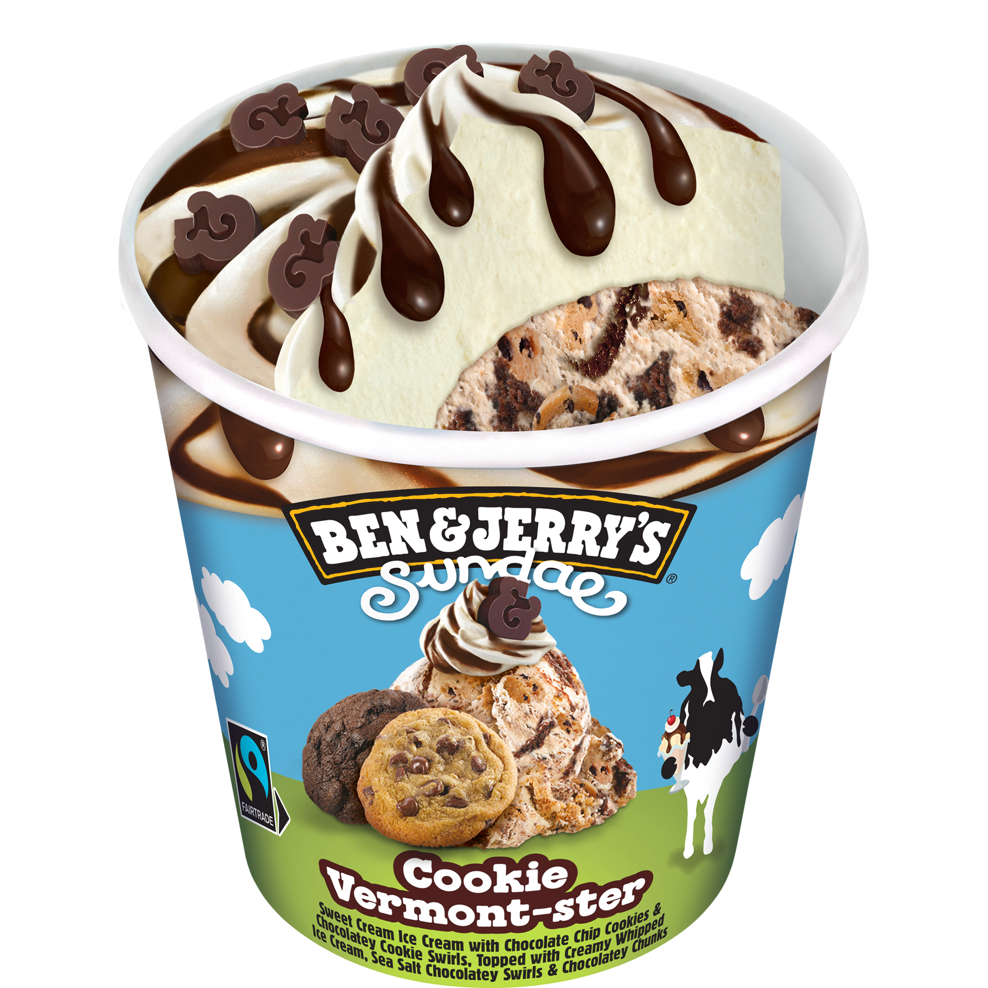 Cookie Vermont-ster Sundaes Pots