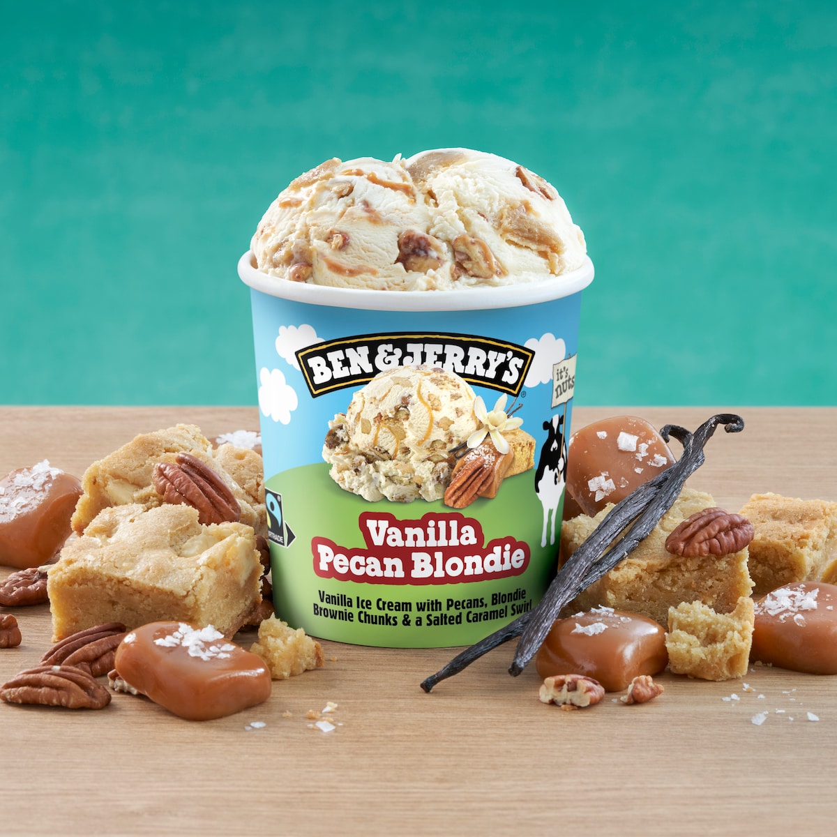 Vanilla Pecan Blondie Glacee - Tub 2 / 4