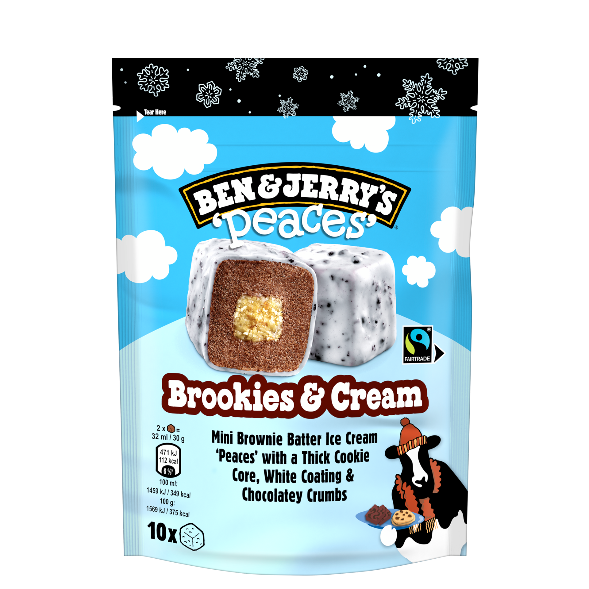 Brookies & Cream Peaces Peaces dough