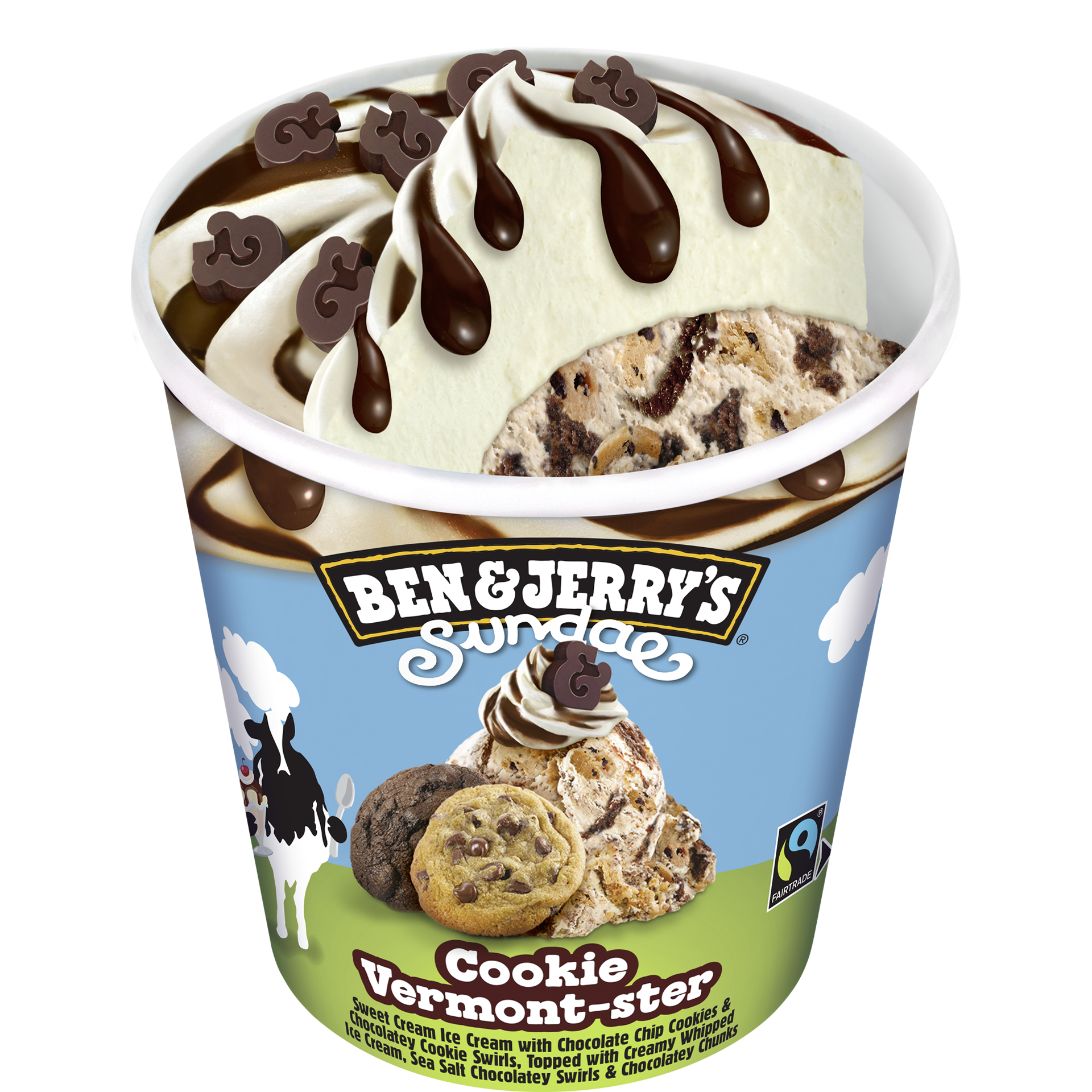 Cookie Vermont-ster Sundaes Pots